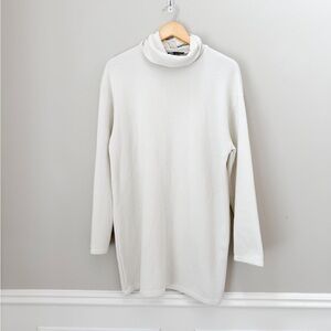 Zara Cream turtle neck sweater large